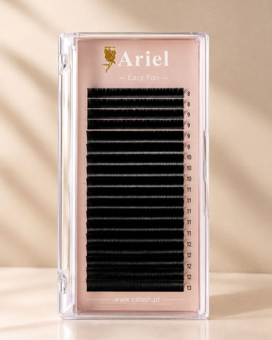 Caixa de pestanas Ariel aberta